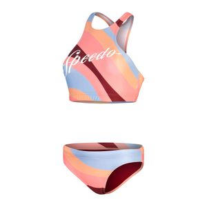 Speedo Printed Logo Volley Two Piece - Bikini Damen, Größe:38