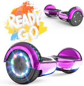 Hoverboards, Hoverboards děti, Samovyvažovací elektrický skútr 6,5 palce, Hoverboards s krásnými LED světly, Elektrický skútr s Bluetooth reproduktorem, dárek pr