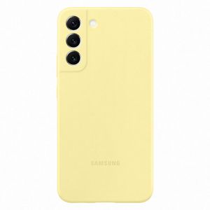 Samsung Silicone Cover Galaxy S22+ - Schutzhülle - butter yellow