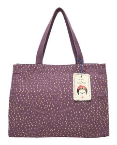 Fritzi aus Preußen Schultertasche Easy 01 Canvas Shopper Lady dunkelviolett
