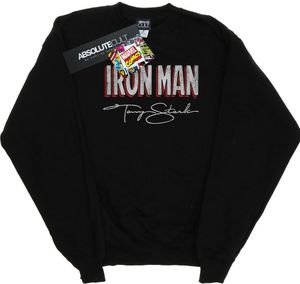 Marvel - mikina "AKA Tony Stark" pre mužov BI35133 (S) (Black)