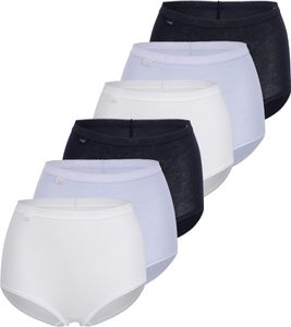 sloggi 6er Pack Basic+ Maxi Slip Im praktischen Mehrfachpack, Mit kleinem Logo auf der Vorderseite, Langjähriger