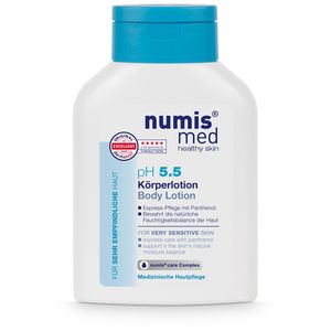 numis med Bodylotion ph 5.5 - Hautberuhigende Körperlotion für sehr empfindliche & sensible Haut - Lotion 1x 200 ml