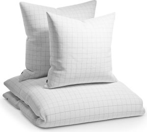 Sleepwise Bettwäsche 200x200 cm, Microfaser Bettwäsche  Getestet, Weicher Winter- und Sommer Bettbezug, Antistatisch & Atmungsaktiv, Allergiker Duvet Cover Bügelfrei, 1 Bett- & 1 Kissenbezug