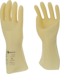 KS TOOLS Elektriker-Schutzhandschuh mit Schutzisolierung Größe 12 Klasse 00 weiß - 117.0050