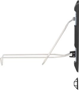 Uchwyt ścienny na rower Wiltec 11,8 x 63,8 x 58,3 cm do 35 kg, uniwersalny uchwyt rowerowy z regulacją wysokości, składany uchwyt rowerowy z ramieniem obrotowym