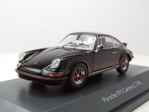 Porsche 911 Carrera RS 2.7 schwarz/rot Modellauto 1:43 Schuco