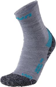 UYN Winter Pro Run Laufsocken Damen light grey/turquoise 41-42