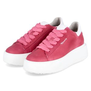 Tamaris Sneaker - Pink Veloursleder Größe: 42 Normal