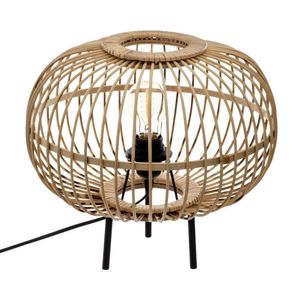 Eads Bambus Nachttischlampe 33 cm