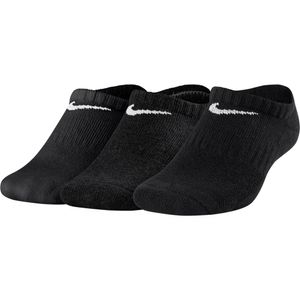 Nike Performance Cushioned No-Show Socken, Farbe:Schwarz, Größe:S