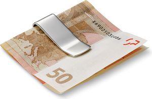 Spona na peniaze Vysoko leštená spona na peniaze Philippi HAP