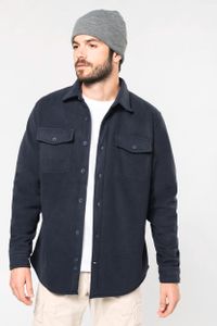 Kariban Fleece-Hemdjacke mit Sherpa-Futter K582 navy/storm grey 3XL