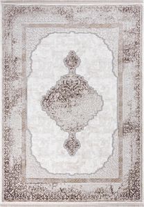 Mazovia Teppich Vintage - Wohnzimmer, Schlafzimmer, Esszimmer, Büro - Kurzflor - Rechteckig - Traditioneller Rosette Klassisch - 300x400 cm