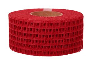 10m Gitterband Careeband Netzband 4,5cm Band Basteln Deko Geschenkband Tischband Rot