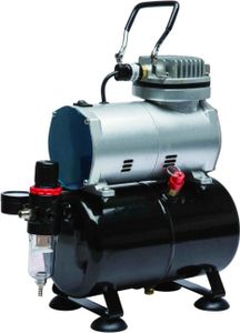 Bc-elec - TC-20T ÖLFREIER MINI-KOMPRESSOR AIRBRUSH KOMPRESSOR DRUCKLUFT AS186 4 BAR LUFTTANK