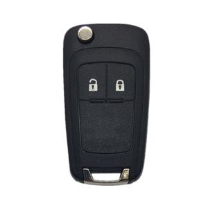 INF Skládací kryt na klíče od auta pro Buick/Opel/Chevrolet 2 tlačítka Black
