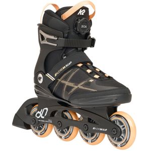 K2 Inline Skates ALEXIS 80 BOA, Damen, Größe 38 Grau/Coral