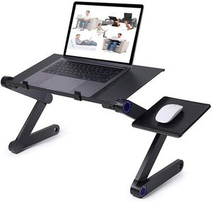 INF Inteligentný nastaviteľný stolík na notebook 17 palcový čierny