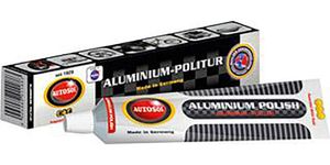 AUTOSOL Aluminium Politur Putzt und poliert unbehandeltes Aluminium. Das Produkt ist frei von Amoniak und reinigt und poliert die Oberfläche ohne Kratzer zu verursachen., 75ml Tube