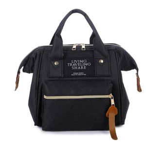 3in1 Damen Schultertasche Handtasche Rucksack in Schwarz, Frauen Tasche, Multifunktionstasche