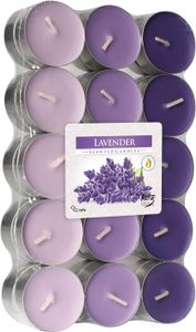 Nipter Teelichter Duft 150 Stück, Lavendel, Duftteelichter 3 Farben, Duftkerzen, Brenndauer 4 Stunden