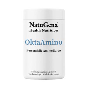 NatuGena OktaAmino | 150 Presslinge  Optimale Aminosäurenformel für Proteinmetabolismus & schnelle Absorption