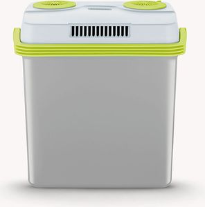 Kühlbox elektrisch 20l SEVERIN Kühlen und Warmhalten Tragegriff ca.58W grau grün TKB 2924 aus Kunststoff, graugrün Kühlbox  Elektrische Kühlbox  Camping Kühlbox  Reise Kühlbox