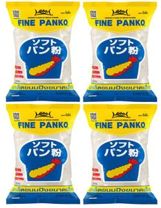 [ 4x 200g ] Lobo FINE PANKO Brotkrumen nach japanischer Art (fein) / Tempura / Bread crumbs