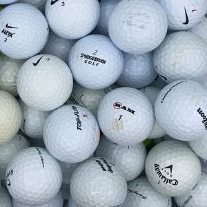 50 Marken Mix Low Brand Crossgolf / Practise Lakeballs / Golfbälle
