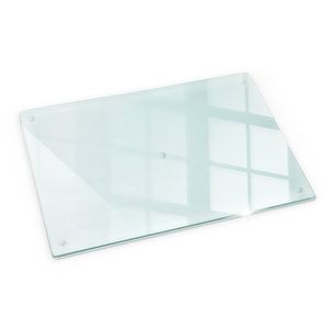 Farblose Wandschutz – Transparent Abdeckplatte -  Spritzschutz aus Glas Küchenrückwand – 80x52 cm