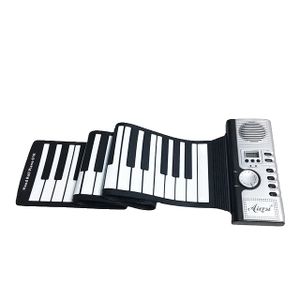 Prenosné digitálne piano, silikónové mäkké klávesy, kompatibilné s MIDI