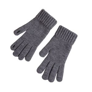 INF Touchscreen-Strick-Winterhandschuhe, 1 Paar Grau