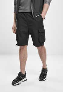 Urban Classics - Kieszonkowe spodenki CARGO TWILL schwarz - XL