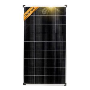 enjoysolar® Monokristallines Solarmodul 150W 12V