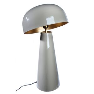 GILDE Bodenlampe Mushroom - grau - H. 60cm x D. 31cm