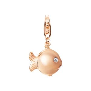 Esprit Anhänger Charms Silber Rosé Kugelfisch blowfish ESCH91492A000