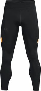 Under Armour Men's UA Speedpocket Tights Black/Orange Ice M Laufhose/Leggings
