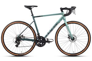 REDLOUD Gravelbike 28 Zoll GA.01 grün Rahmenhöhe 54 cm 14 Gänge mechanische Scheibenbremse