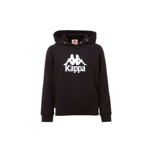 Kappa Unisex Hooded Sweatshirt Kids Kapuzenpullover Hoody 705322J Schwarz, Bekleidung:128