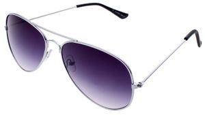 Piloten Brille Lila- Silber