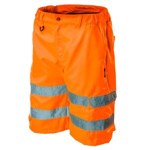 Krátke nohavice NEO s vysokou viditeľnosťou, 80% polyester, 20% bavlna oranžová M/50