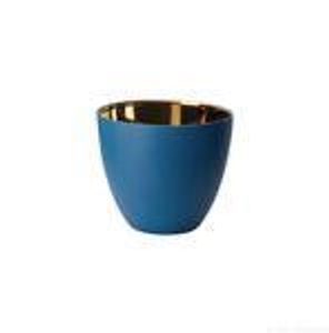 ASA Selection Windlicht blau, innen gold glänzend Porzellan 10240302