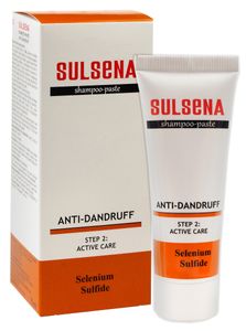 Sulsena - Anti-dandruff Pasta Shampoo 2 in 1 Medizinisches Damen Herren Wirkstoffkomplex Verbesserung des Zustands und des Aussehens der Haare 75ml