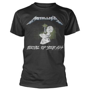Metallica - "Metal Up Your Ass" T-Shirt für Herren/Damen Unisex RO4896 (XL) (Schwarz)