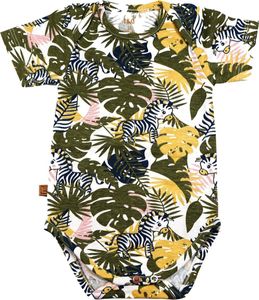 Frogs and Dogs – Baby - Khaki Melange- Jungle collection - Stampler  -Umstandsgeschenk - babyparty - Größe 68 – Jungen, Mädchen