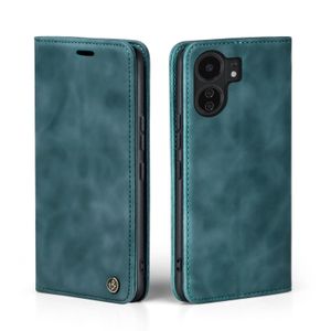 Handy Hülle für Xiaomi Redmi 13C Klapphülle Bookcase Flip Cover Handy Tasche Etui Farbe: Petrol