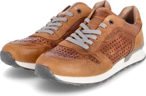 Rieker Herren Low Sneaker Braun Ledermix Größe: 47
