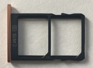 SIM Tray Simkartehalterung für Nokia 5 dual Sim white copper