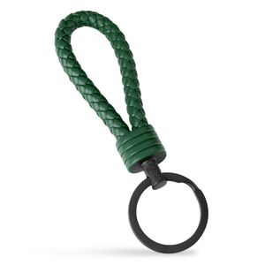 SERASAR | Schlüsselanhänger aus Leder [Strong] für Damen & Herren | Hübsche Geschenkschachtel | Farbe: Grün